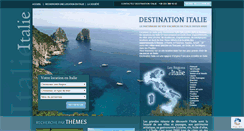 Desktop Screenshot of destination-italie.net